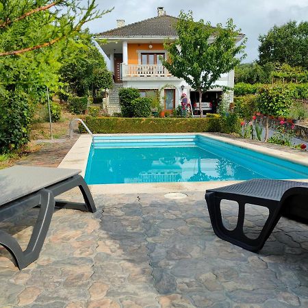 Villa Con Piscina En Panton Ribeira Sacra Galicia Ideal Para Familias Exterior photo